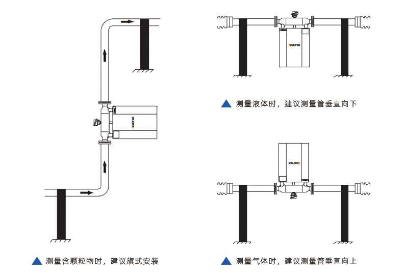 质量流量计安装注意